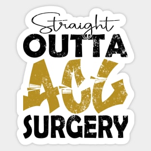 ACL Surgery Sticker